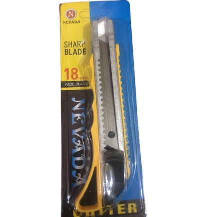 Pisau Cutter Nevada 18mm Ekonomis Tajam