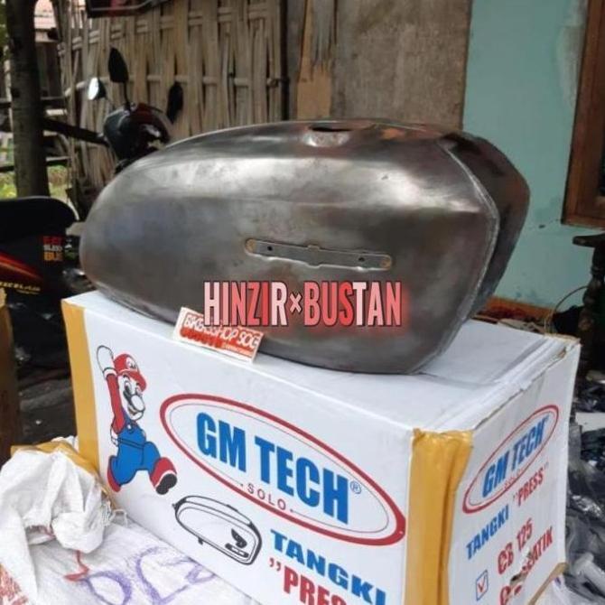 Tengki Tank Tangki Cb125 Pres Solo Gm Tech Plat Besi