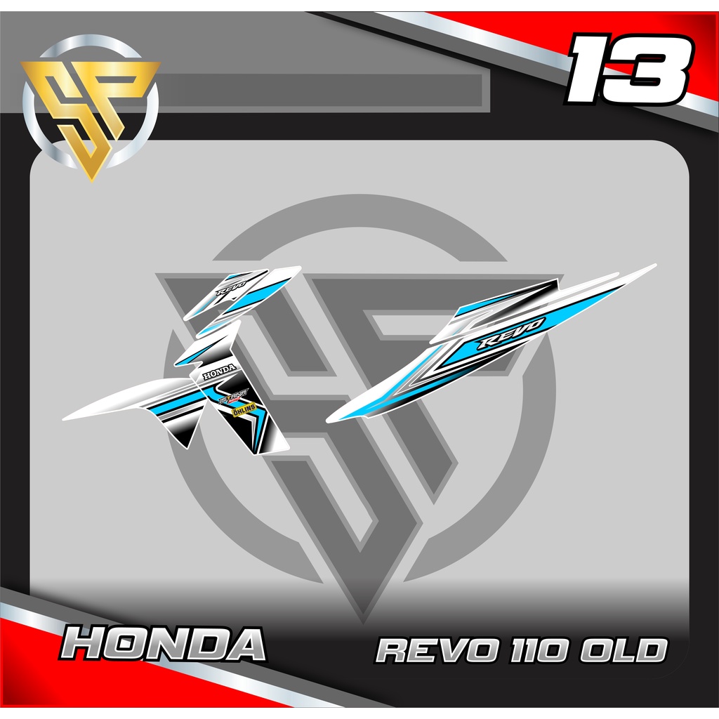 STRIPING REVO 110 OLD - STRIPING REVO 110 OLD VARIASI SIMPLE