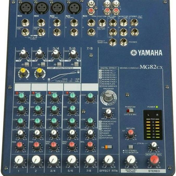 AUDIO MIXER YAMAHA MG 82CX/MG82 CX/MG 82 CX ( 8 CHANNEL )