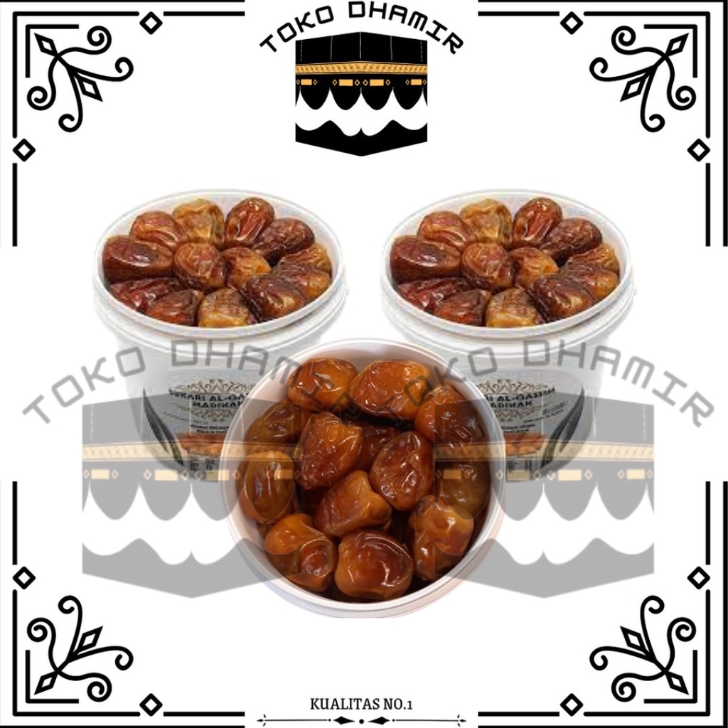 

Kurma Sukari ember PREMIUM kemasan 850gr Grade A