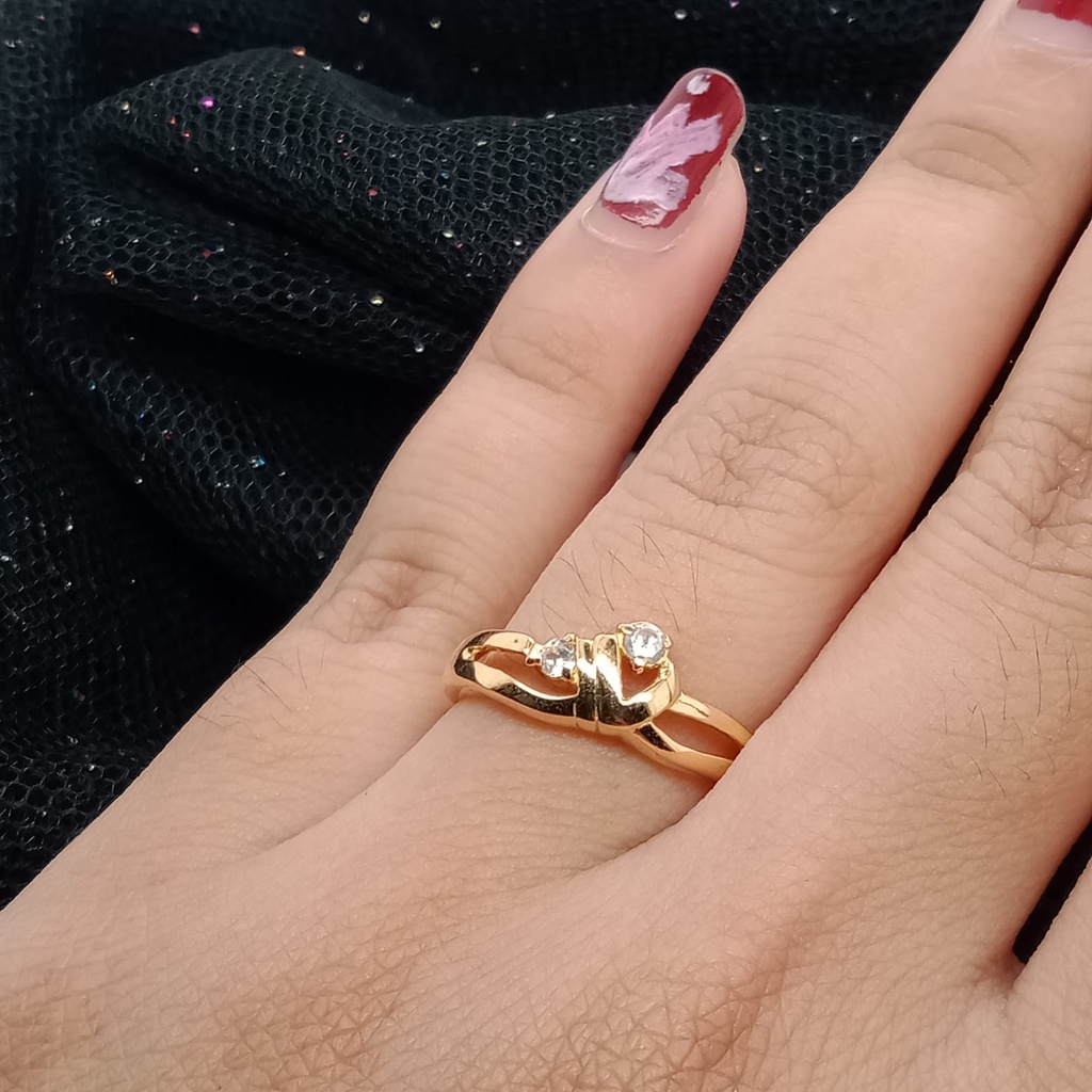 Cincin emas 17k - 2.25 gr kadar 750 - 4308