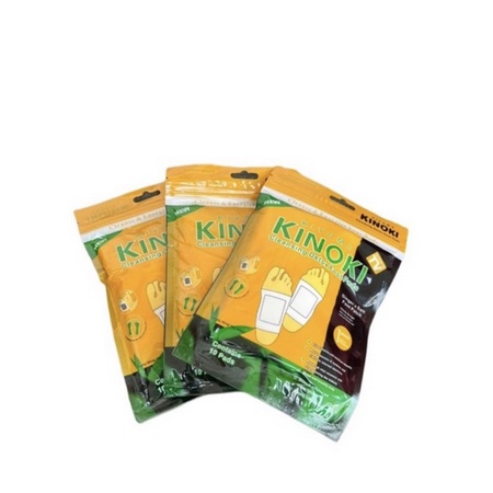 kinoki gold herbal ( 1 box 10pcs ) Kemasan Baru Seal Plastik