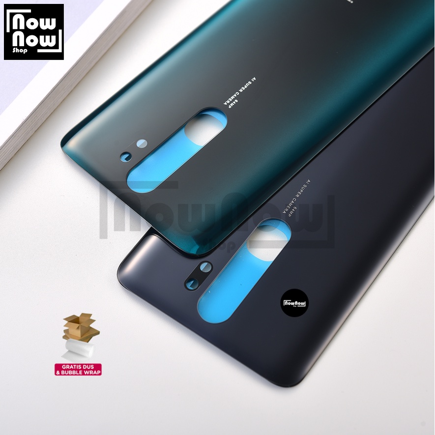 Backdoor Tutup Belakang Baterai Xiaomi Redmi Note 8 Pro 2015105 M1906G7I M1906G7G Backcover Back Casing Housing Cover Belakang Back Case Panel Replacement