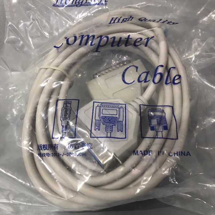 Terlaris Kabel Parallel Lpt 5Meter Dot Matrix Cable Printer 5 Meter Db25 Db36