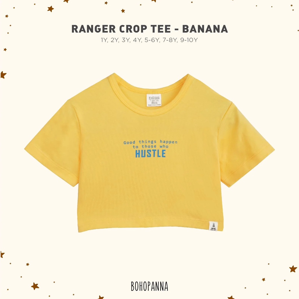 Bohopanna Ranger Crop Tee - Atasan Anak Perempuan