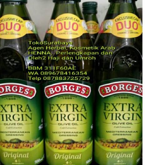 

℗ Minyak Zaitun Extra Virgin Olive Oil 500 ml 500ml Bisa Diminum ◄