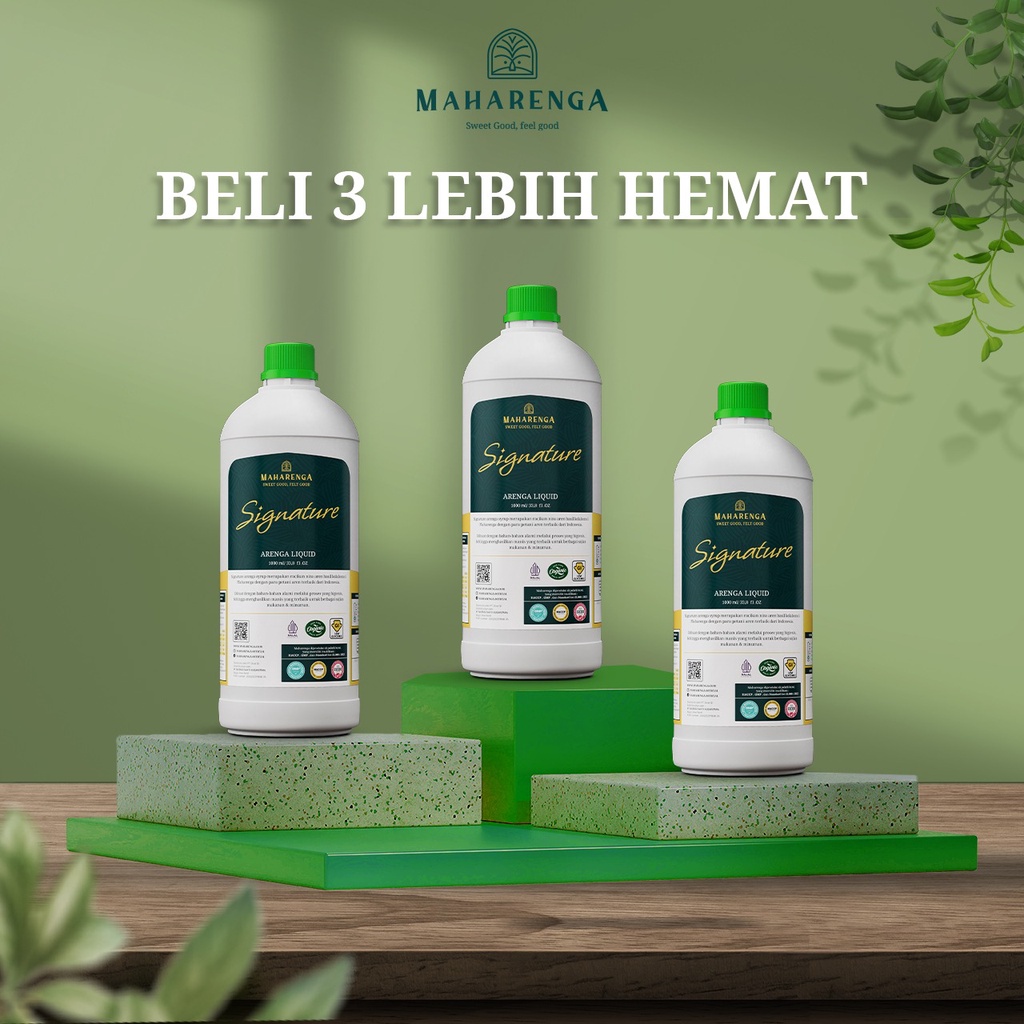 

Gula Aren Cair Liquid Premium Liquid 1 L Horeca Maharenga