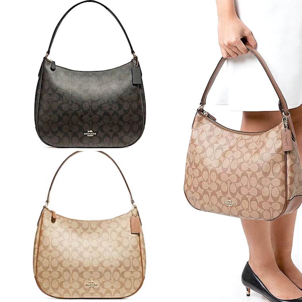 Coach 29209 new PVC leather shoulder bag moon bag handbag messenger bag  byb