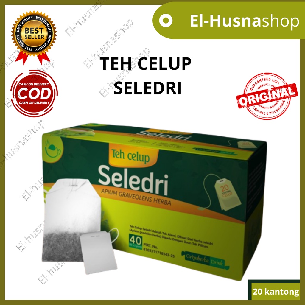 

Teh Seledri Griya Herba Herbal Teh Celup Menurukan Tekanan Darah Isi 20 Kantong