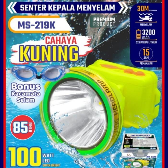 Terlaris Senter Kepala Selam 100 Watt Mitsuyama Ms 219