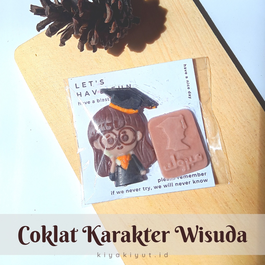 

Kiya Kiyut - Coklat Karakter Wisuda/Kado Coklat Wisuda - Boy and Girl