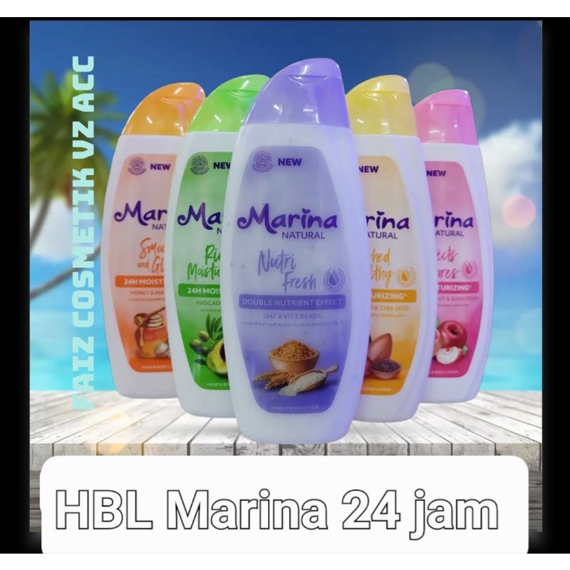 Marina Natural Hand &amp; Body 95ml &amp; 196ml(Harga Glosiran Buat Jual Lg Bisa)