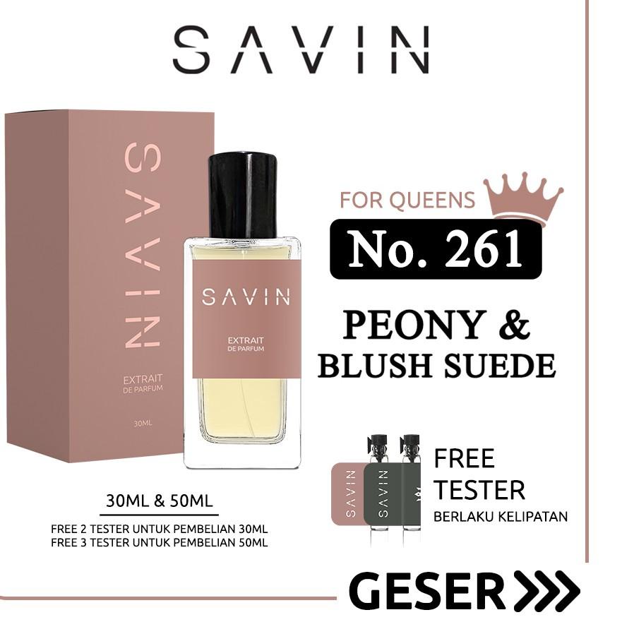 ۝ SAVIN PARFUM No. 261 Peony & Blush Suede ➫