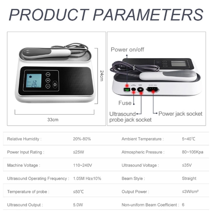 ❤️Satu tahun jaminan❤️Terapi Ultrasound Pain Relief Therapy 1Mhz Fisioterapi Terapi Ultrasonic 1Mhz untuk Otot/ Sendi/ Syaraf Kejepit Alternatif Ultralieve Revitive CY