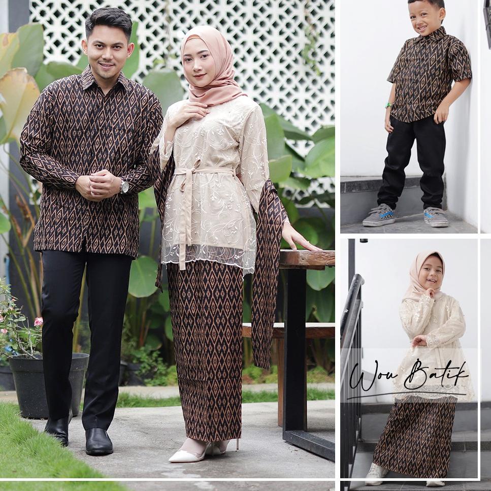 PALING DICARI [READY ANAK] WOU BATIK COUPLE ALITA Ruffle Batik Couple Ori Ndoro Jowi DNT Garansi Ter