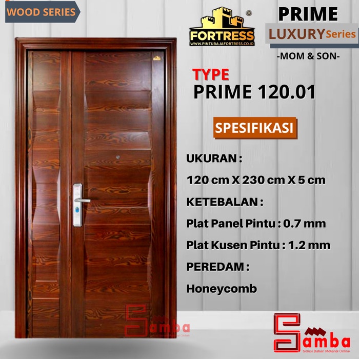 ,,,,,,,] PINTU BAJA FORTRESS PRIME 120.01 MOTHER & SON PINTU RUMAH PLAT BAJA