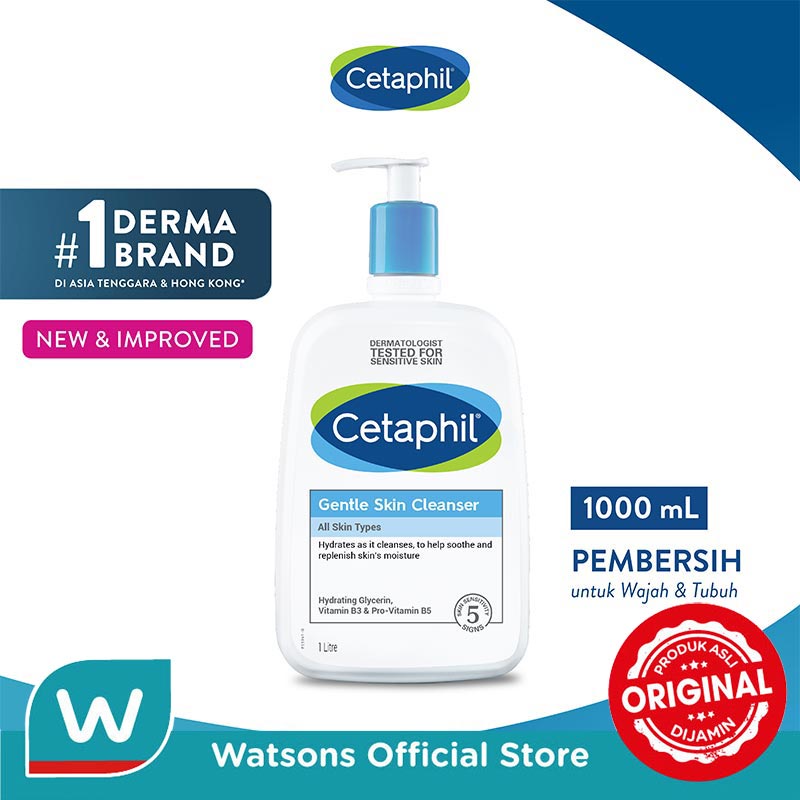 Jual Cetaphil Gentle Skin Cleanser 1 Liter | Shopee Indonesia