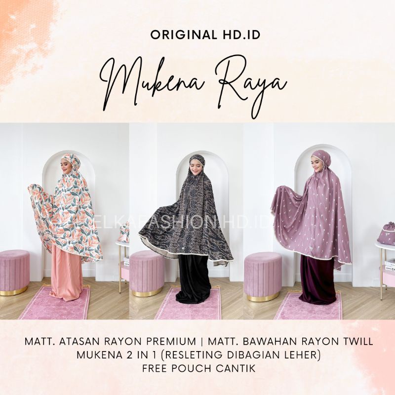 Mukena Raya Hd.id Original Mukena Raya HD ID Mukena Polos Premium Mukena Tye Dye Mukena Motif Simpel