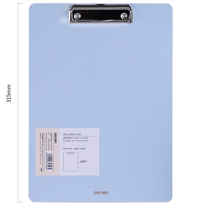 

Good Deli Clipboard Papan Jalan A4 Warna Pastel 72492 - Biru Muda