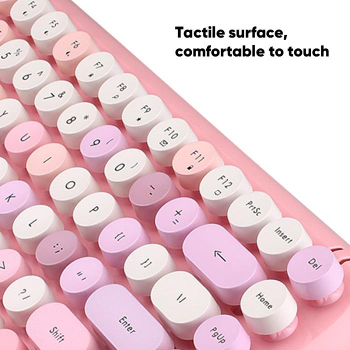 Bepop Wireless Keyboard Mouse Set Cute Candy MOFi 2.4G