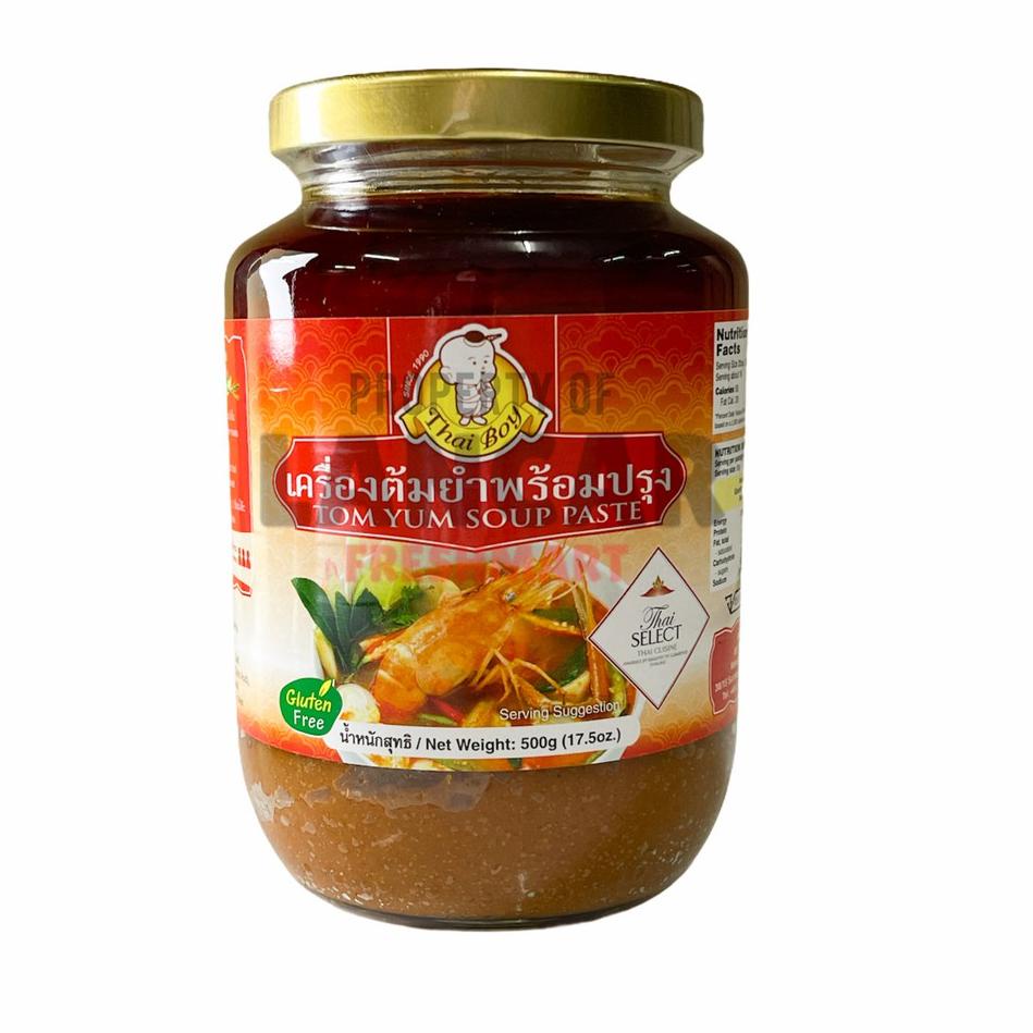 

♕ THAIBOY TOM YUM SOUP PASTE 500GR / THAIBOY TOMYUM SOUP PASTE 500GR ✹