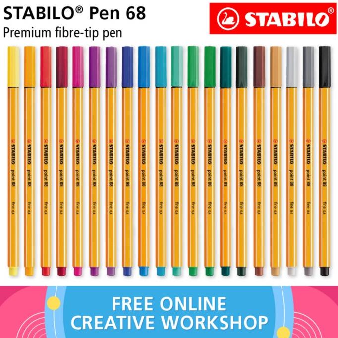 

STABILO Set 20 - point 88 Starter Pack / Fineliner / Pen Pulpen Warna