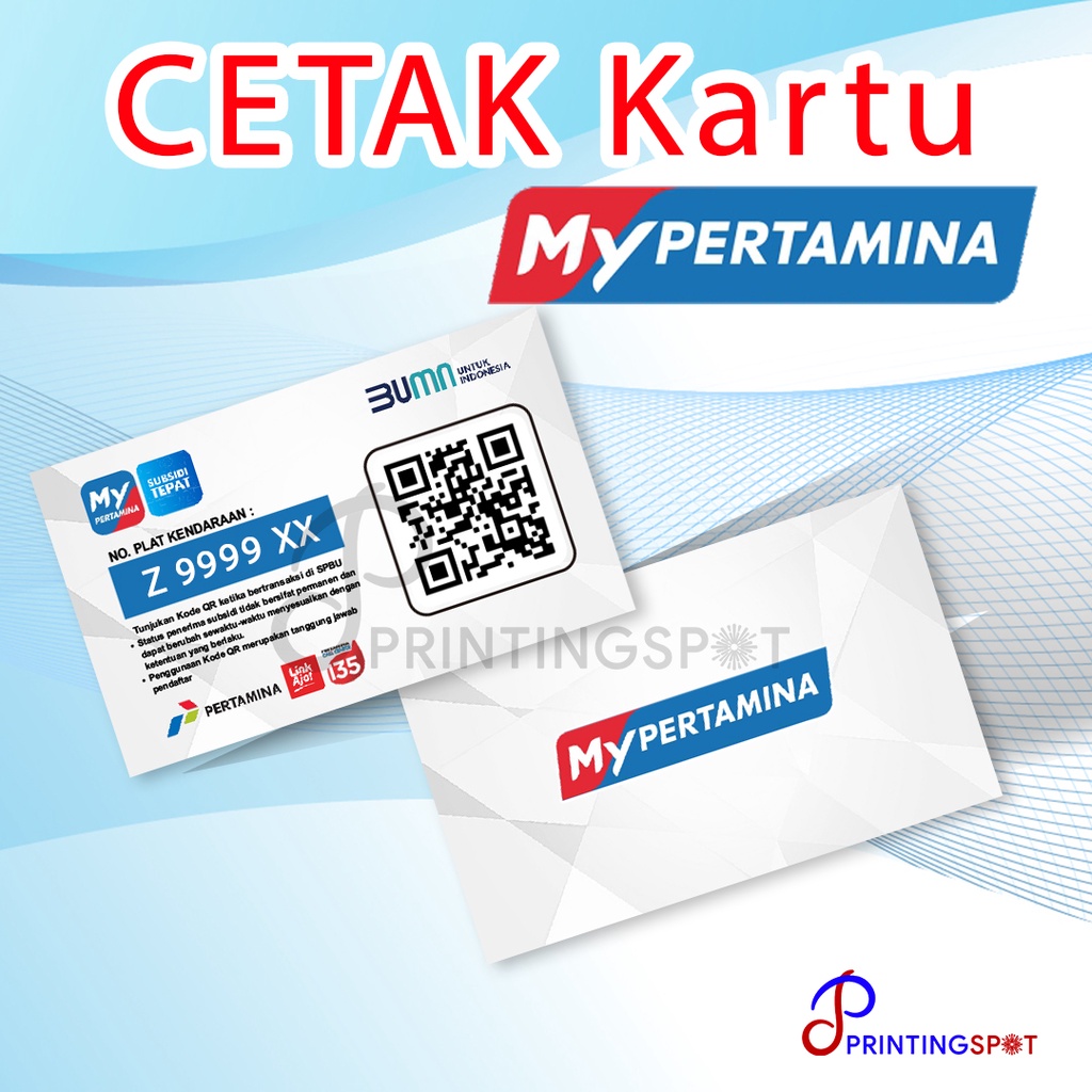 

CETAK KARTU MY PERTAMINA SEHARI JADI BISA CUSTOM Tambah Foto Bisa Cetak Satuan