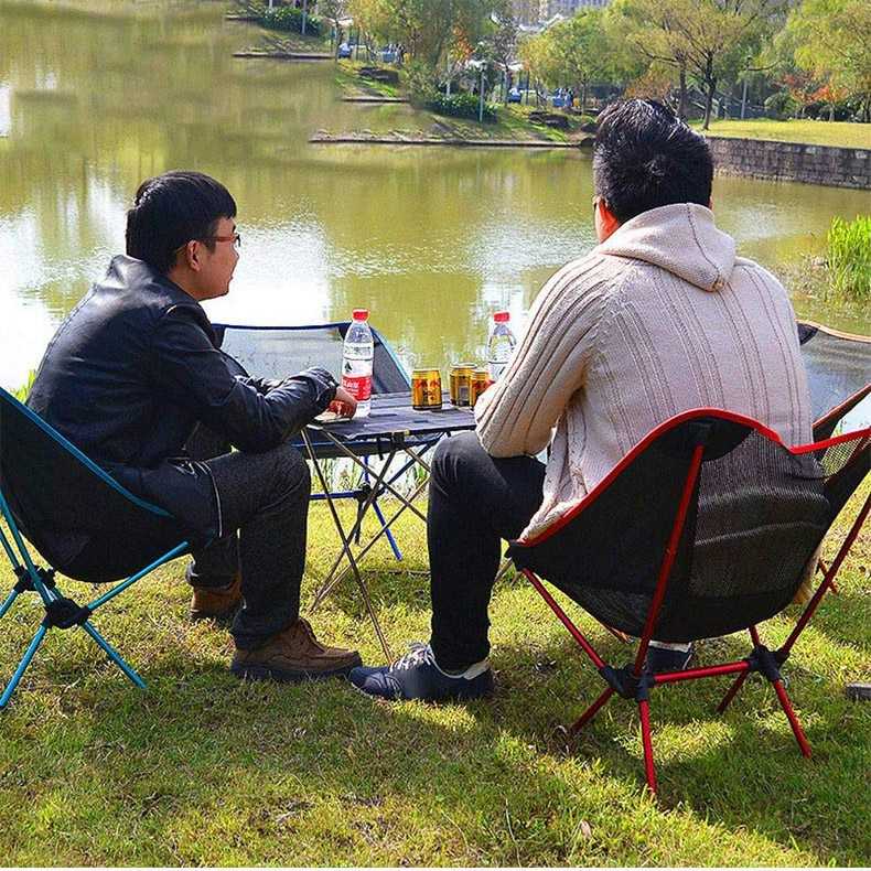 (BISA COD) FTIHSHP TOPX Meja Lipat Piknik Foldable Portable Ultralight Table - TX588