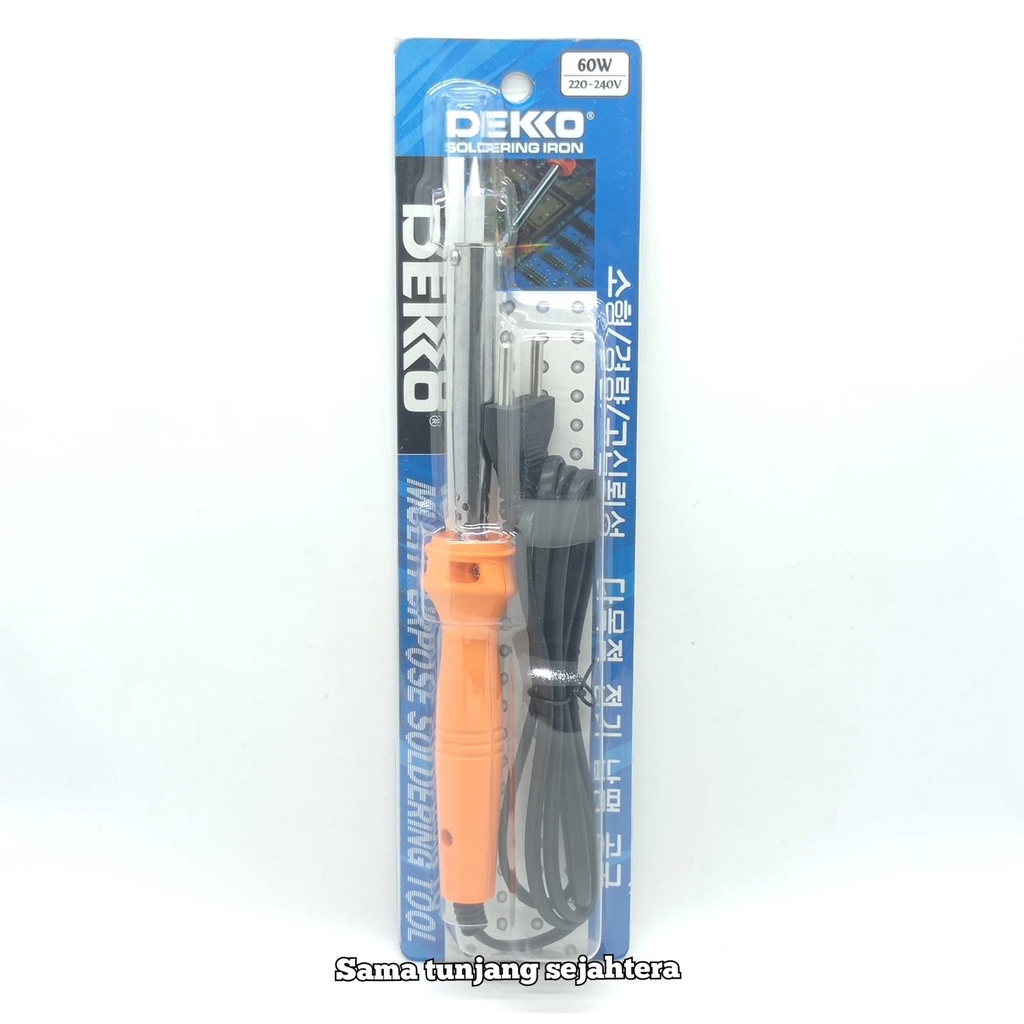 DECO SOLDER 60 WATT / SOLDERING IRON 60 W DEKKO