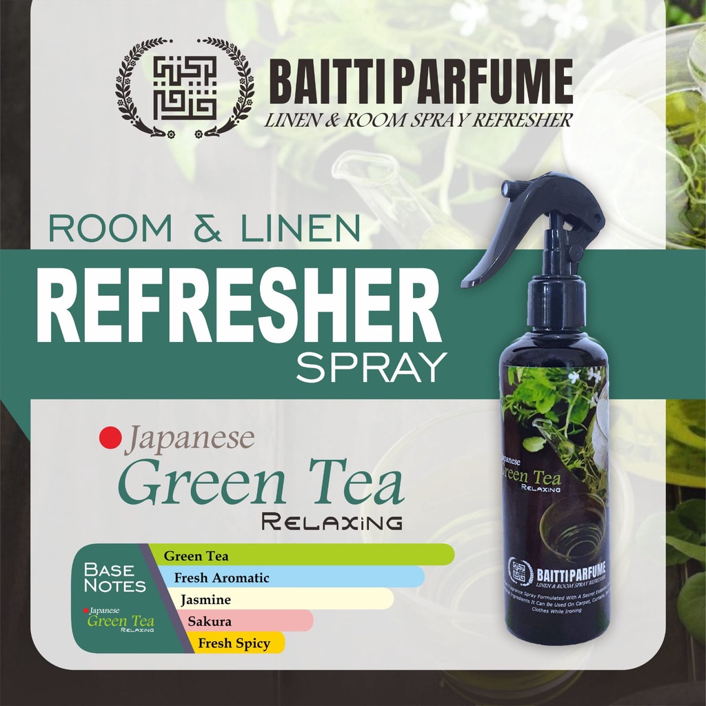 Promo Pengharum Ruangan Baitti Parfume Aroma Greentea 250 ml Non Alkohol