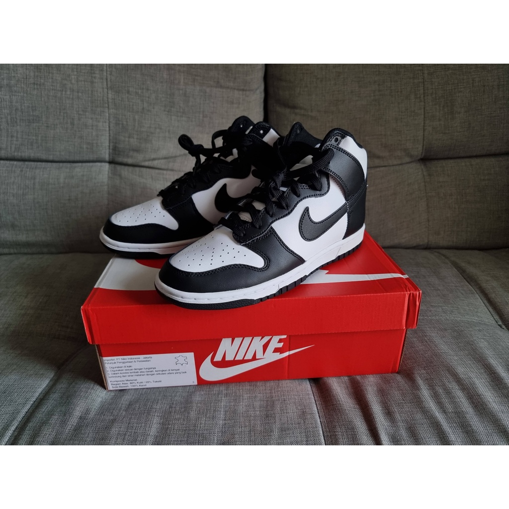 Nike Dunk High Panda Black White Original Authentic - US 8 / 41