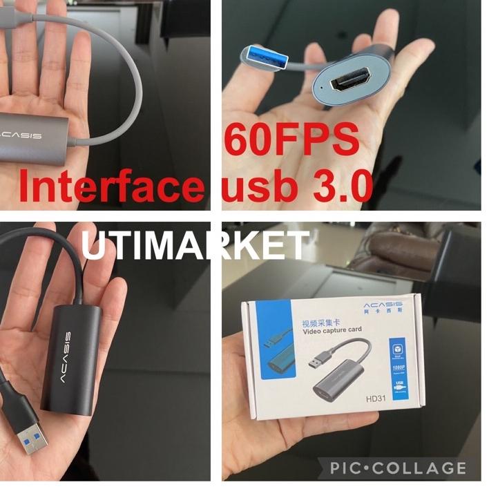 ♩ acasis video capture card usb 3.0 60 fps 1080p-acasis HD31 ▲