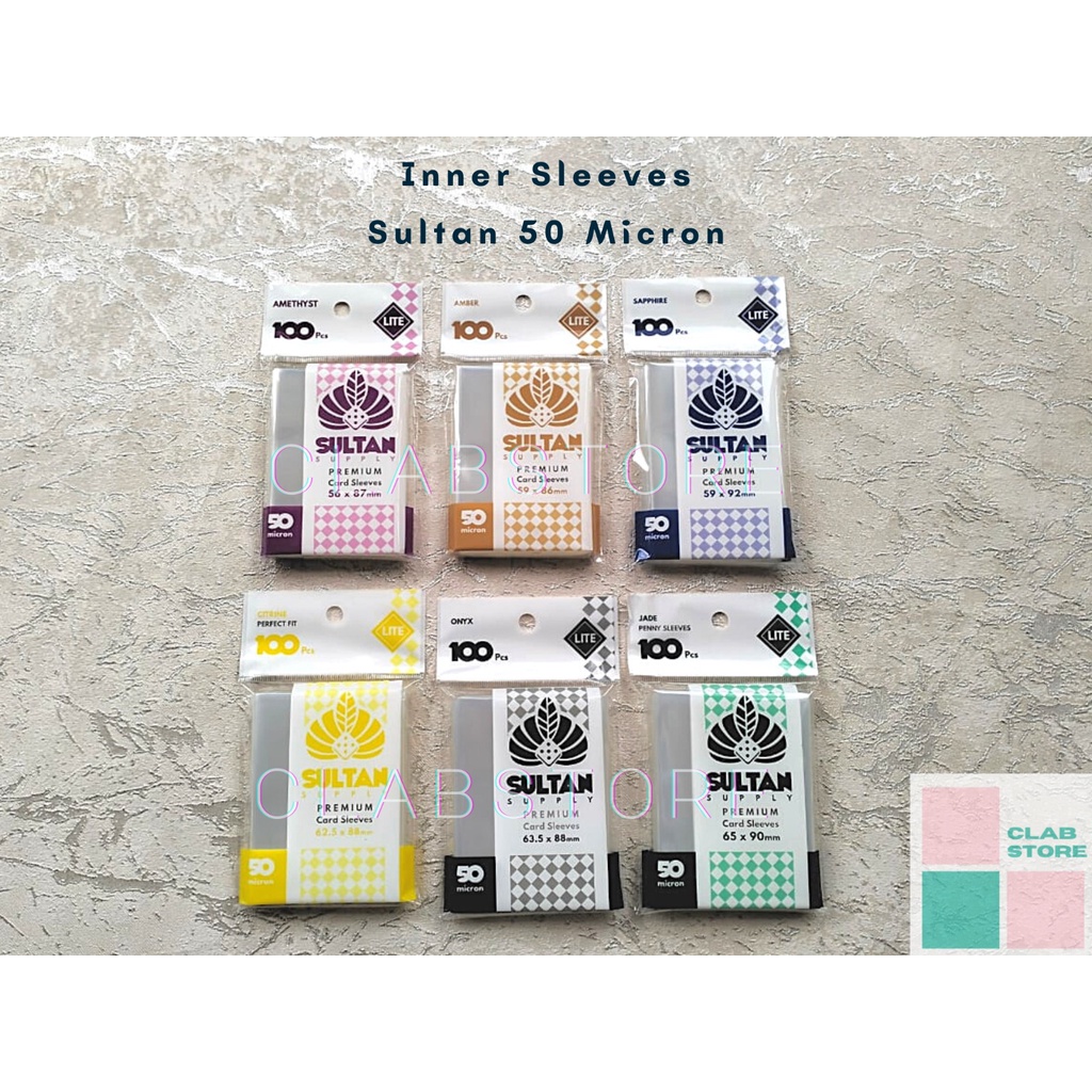 

SULTAN LITE PENNY SLEEVES 50 MICRON KPOP MTG POKEMON PLASTIK KARTU SIAP KIRIM
