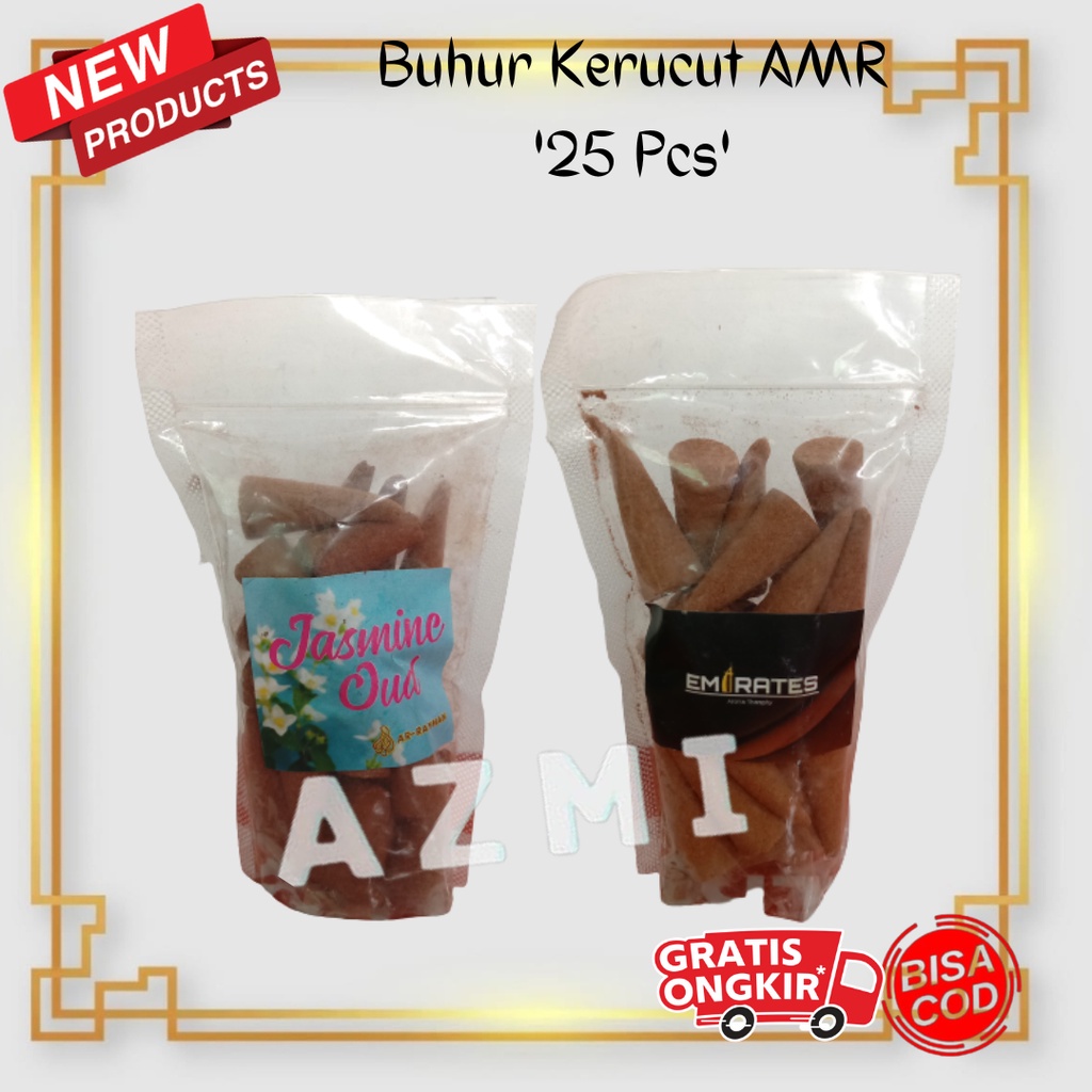 Dupa Bukhur Buhur Kerucut Aromaterapi Arab Mini isi 25pcs AMR Premium Quality