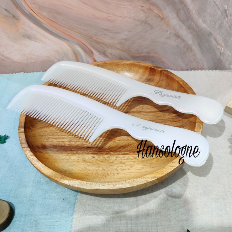 Sisir rambut metallic pria wanita warna bunglon bahan tebal