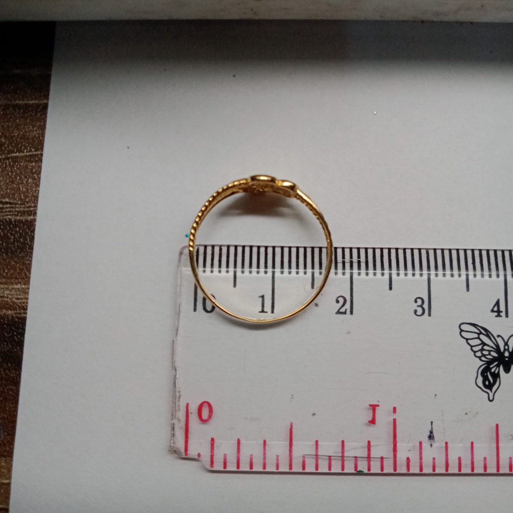 Cincin emas 17k - 1.35 gr kadar 750 - 4299