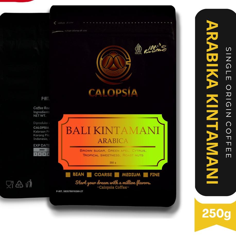 

➩ CALOPSIA Kopi Bali Kintamani Arabica Single Origin 250 Gram (Specialty Grade 1) | Kopi Arabica Kintamani | Kopi Arabika Bali | Kopi Bali Kintamani | Bali Kintamani Coffee | Kopi Arabica | Kintamani Bali Arabica Coffee ☃