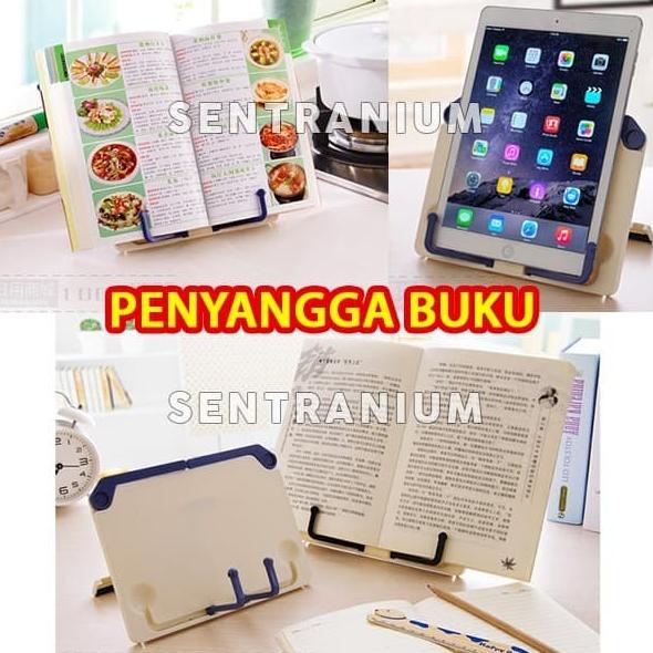 

Terbaru !!! Penyangga Buku Tab Ipad Bookstand Book Stand Holder Sandaran Tatakan