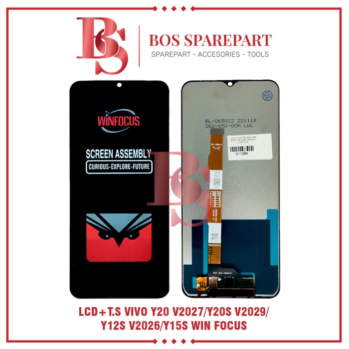 LCD TOUCHSCREEN VIVO Y20 V2027 Y20S V2029 Y12S V2026