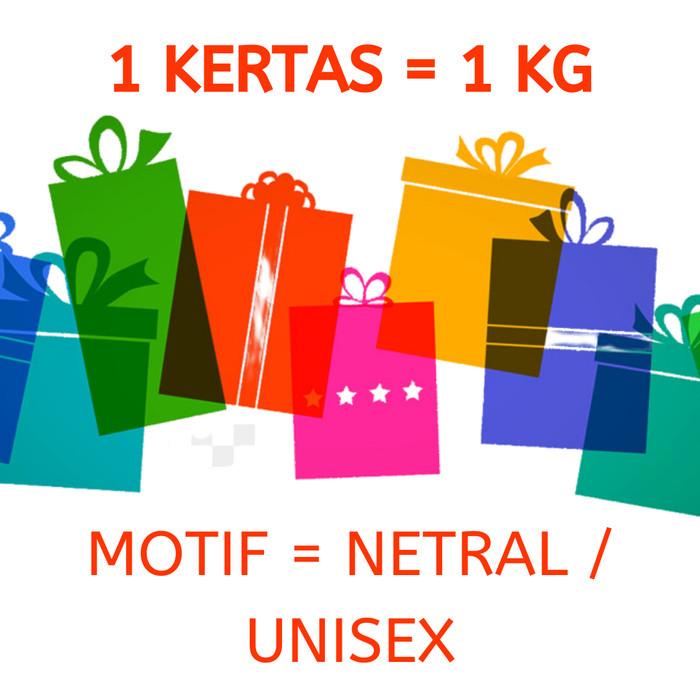 

Kertas Kado Glossy Netral / Unisex