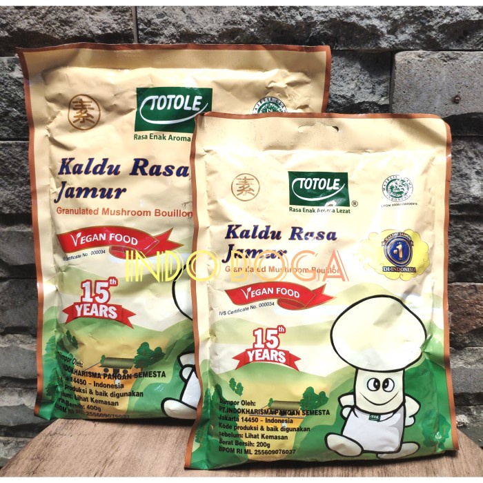

TOTOLE kaldu jamur 400 gr / micin jamur 400 gr TOTOLE vegan