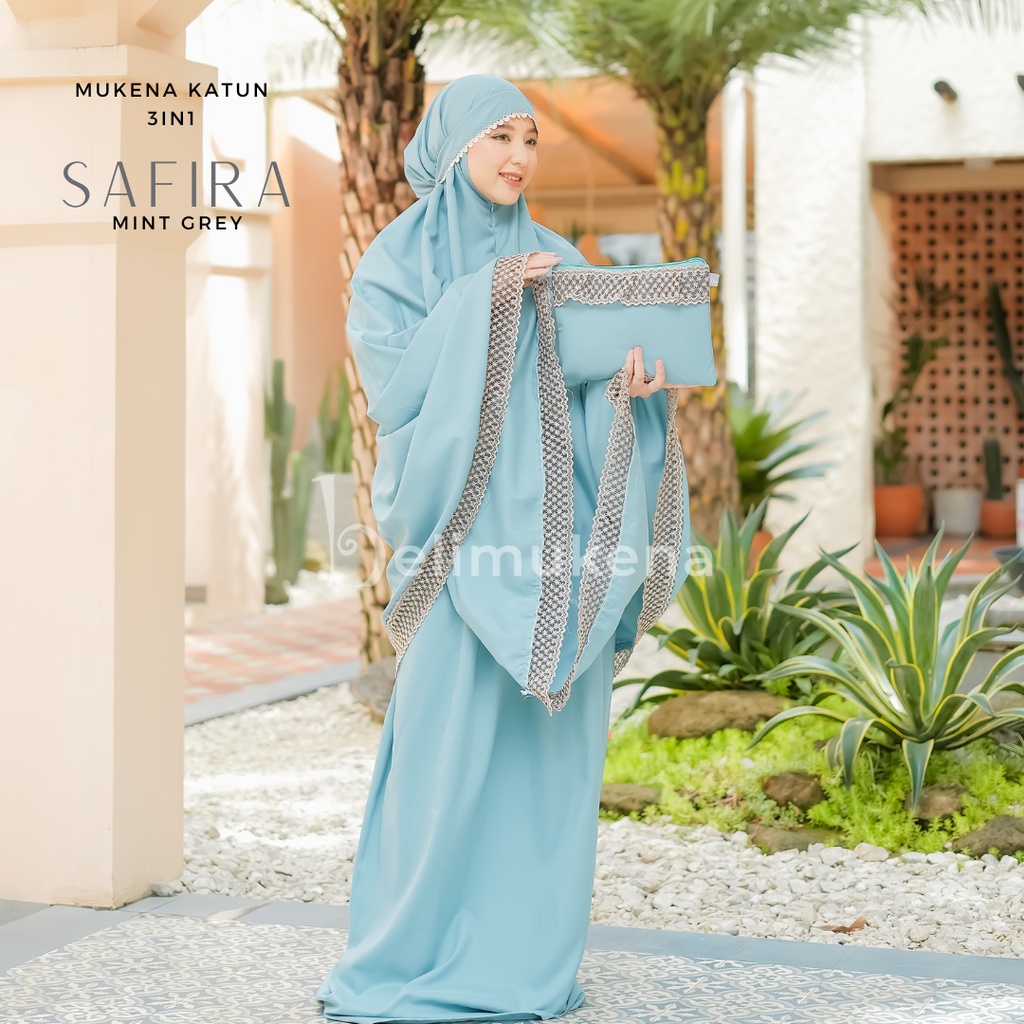 Mukena Dewasa Katun 3in1 Safira