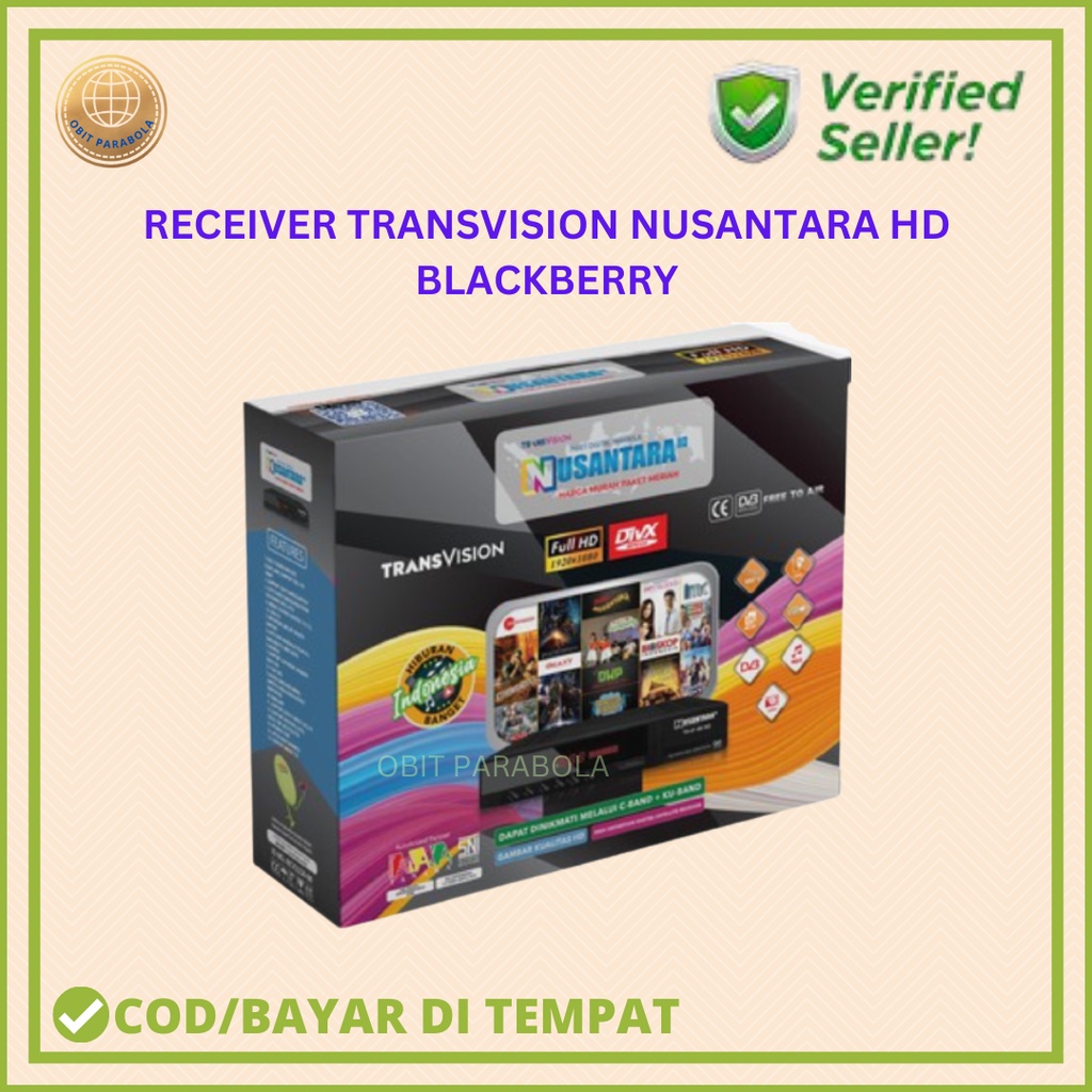 BLACKBERRY RECEIVER TRANSVISION NUSANTARA HD