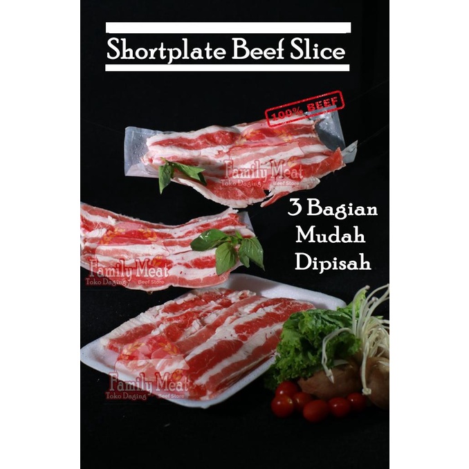 

Termurah SE-TOPED Beef slice yoshinoya aussy shortplate 500gr