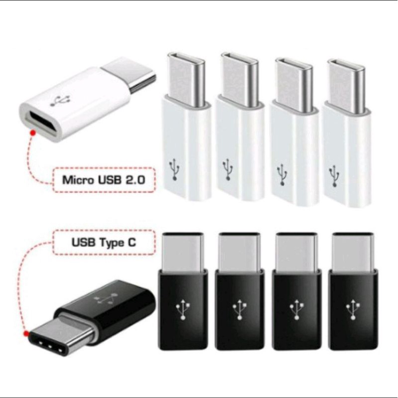 CONVERTER HP KONEKTOR MICRO USB TO TYPE-C penghubung kabel charge ini ya bos