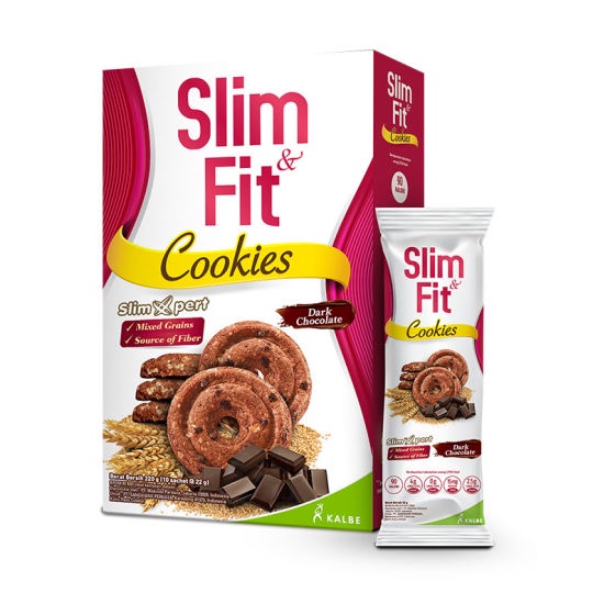 Slim &amp; Fit Cemilan 1 x 22 g / Snack Slim Fit Cookies 1 Sachet