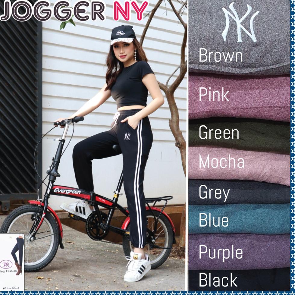 NEW PRODUCT H29 Jogger NY / Jogger New York / celana jogger wanita / Jogger Import ↱