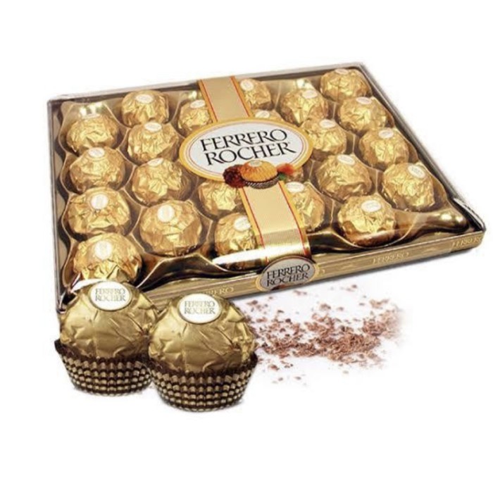 COKLAT FERRERO ROCHER ISI 24 PCS - COKELAT - - - GIFT