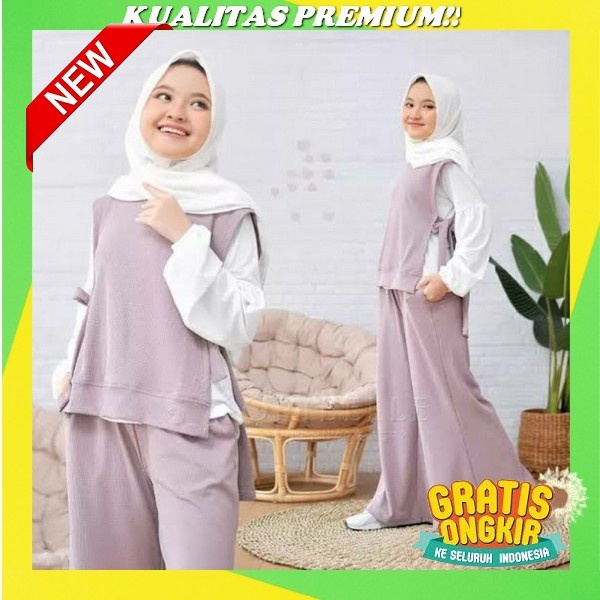 Adhita Setelan Nubi / Setelan Anak Perempuan Setelan Anak Perempuan Import Korean Style Baju Muslim 
